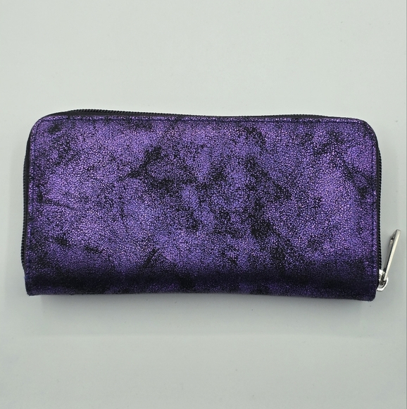 Disney The Nightmare Before Christmas Jack Skellington Black & Purple Wallet - Picture 3 of 7